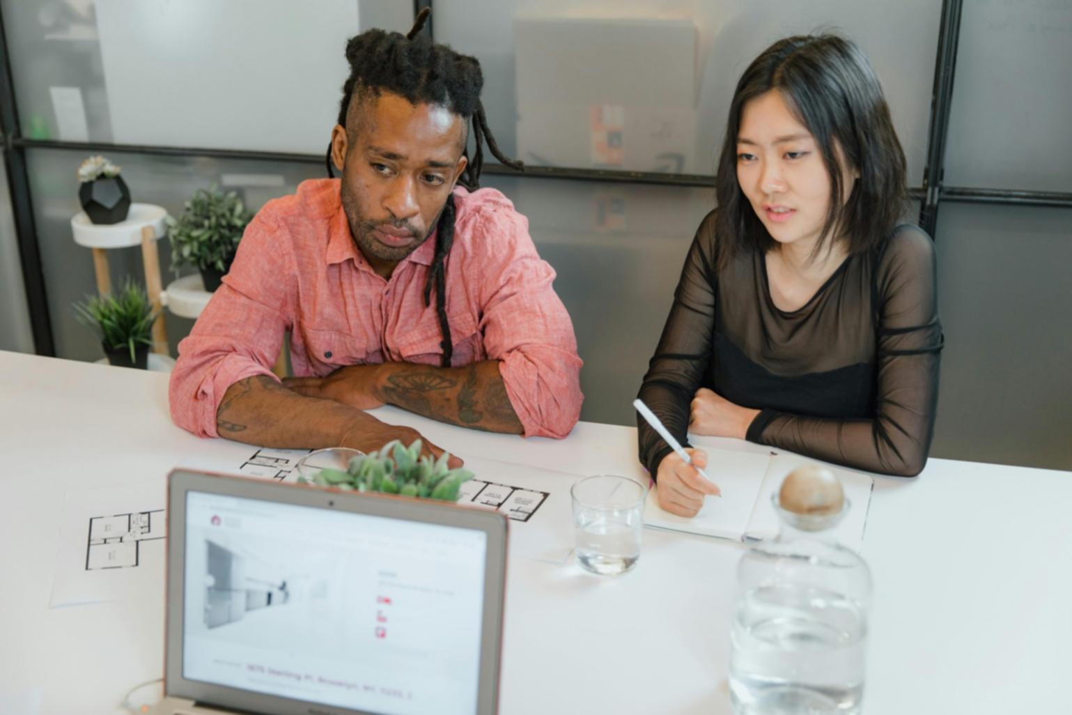 Instructor providing guidance during an online session